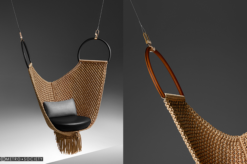 Louis Vuitton Swing Chair designed by - Patricia Urquiola