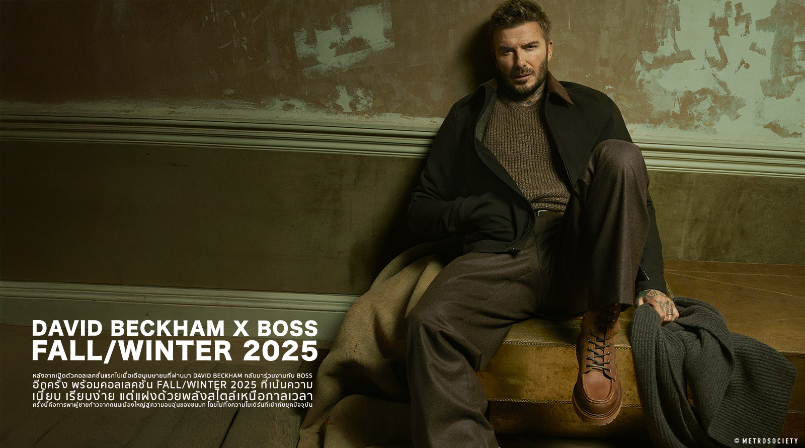David Beckham x BOSS  •  Fall/Winter 2025